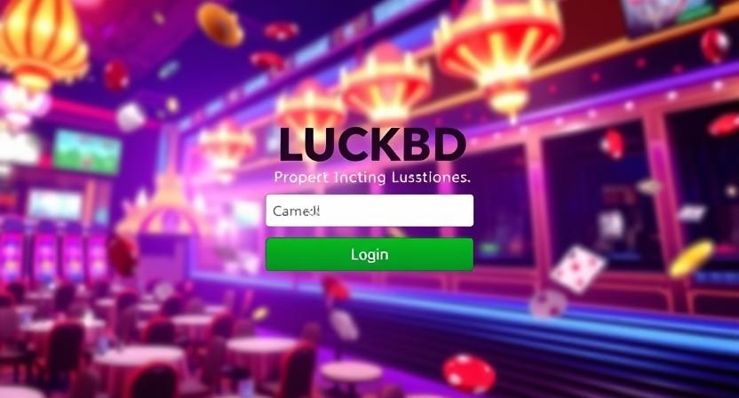 Clean and intuitive LUCKBD login interface